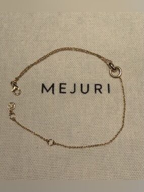 Mejuri 14K Yellow Gold Linked Bracelet